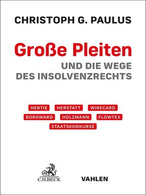 cover image of Große Pleiten